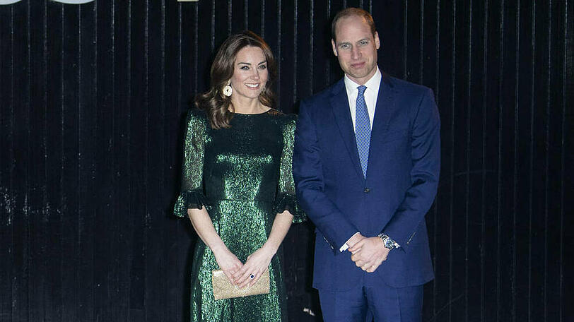 Prinz William und Herzogin Kate in Dublin.