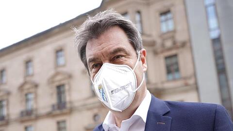 Markus Söder (CSU), Ministerpräsident von Bayern, wäre bereit, als Kanzlerkandidat für die Unionsparteien anzutreten