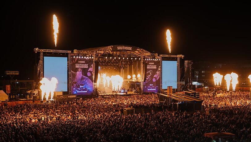 Das Southside bietet wie das Hurricane ein Line-up mit großer Bandbreite. Das Southside bietet wie das Hurricane ein Line-up mit großer Bandbreite.