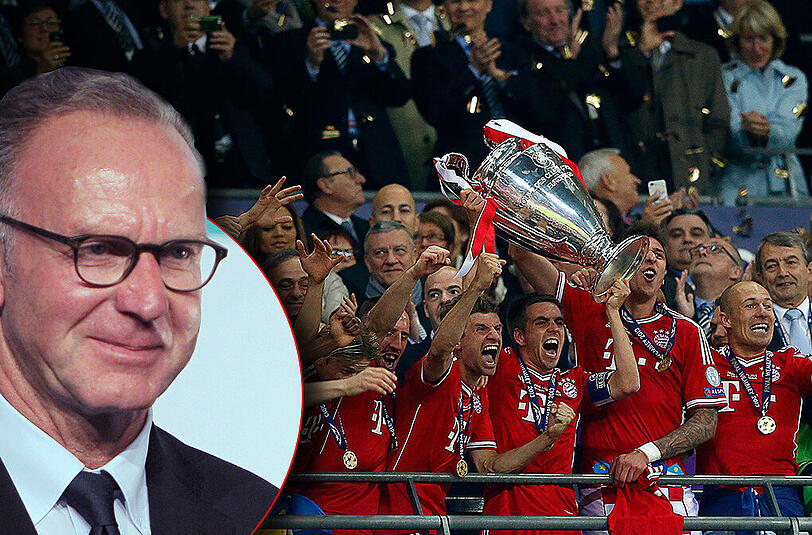 Karl-Heinz Rummenigge sieht keinen Grund, sich auf dem Erfolg auszuruhen. Er hat schon die nächsten Rekorde in Planung.