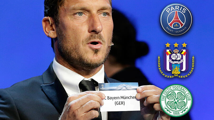 In der Gruppenphase der Champions League treffen die Bayern auf PSG, RSC Anderlecht und Celtic Glasgow. Die AZ stellt die Gegner vor.