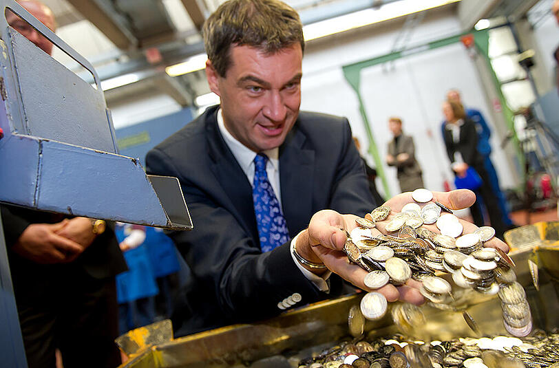 Finanzminister Markus Söder braucht sich um mangelnde Steuereinnahmen keine Sorgen machen.