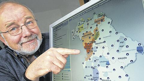 Nikolaus, Niglo, Nikolo und Nigl. Oder doch Pelzmärtel? Dialektforscher Manfred Renn zeigt das Ergebnis seiner Studien.