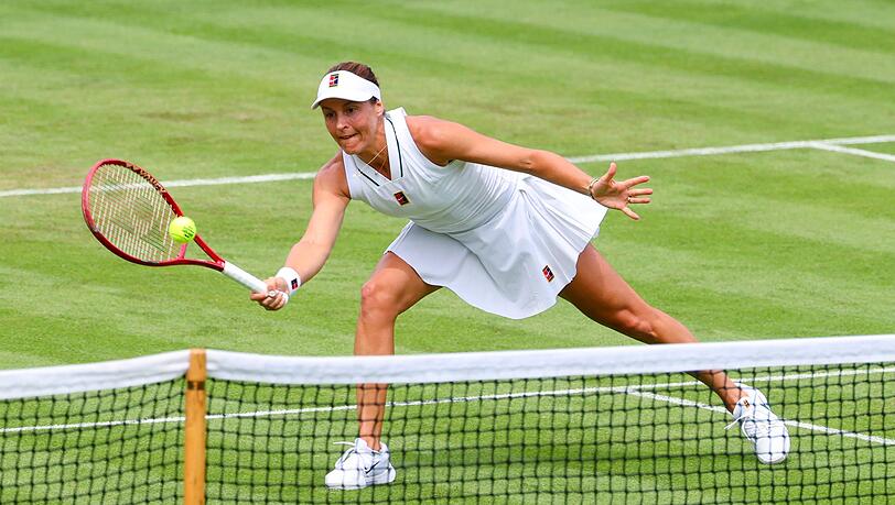 Nur zwei Tage nach dem Finale von Eastbourne war Tatjana Maria in Wimbledon im Einsatz.