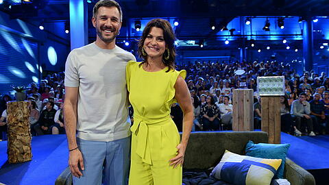 Jochen Schropp und Marlene Lufen moderieren "Promi Big Brother" 2020.