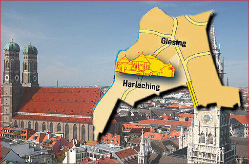 Obergiesing/Fasangarten - Stückzahl: 11, 1,0%. Untergiesing/Harlaching  - Stückzahl: 54, 4,7%.