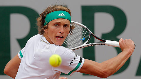 Für Alexander Zverev war bei den French Open in der ersten Runde Schluss.