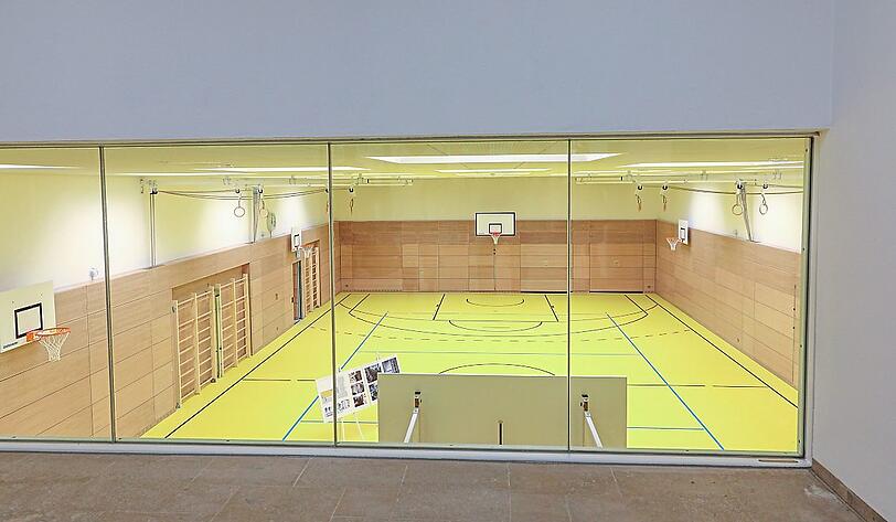 Eines der Highlights des Umbaus: Die unterirdische Turnhalle.