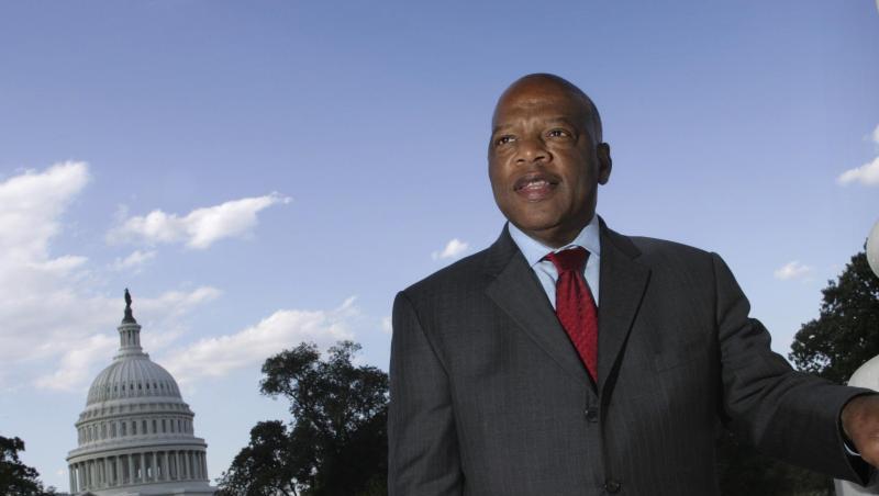 John Lewis im Oktober 2007 auf dem Capitol Hill in Washington. John Lewis im Oktober 2007 auf dem Capitol Hill in Washington.