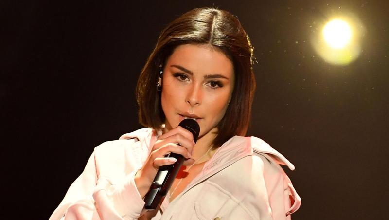 Lena Meyer-Landrut beim ESC-Vorentscheid "Unser Lied für Israel". Lena Meyer-Landrut beim ESC-Vorentscheid "Unser Lied für Israel".