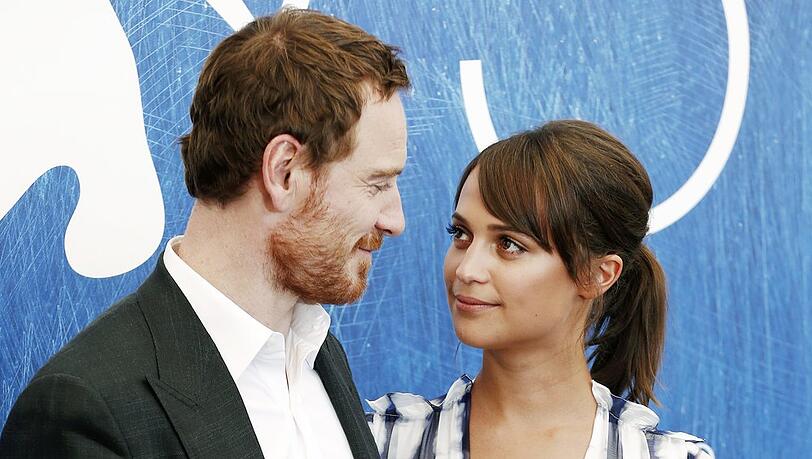 Alicia Vikander und Michael Fassbender zusammen in Venedig.