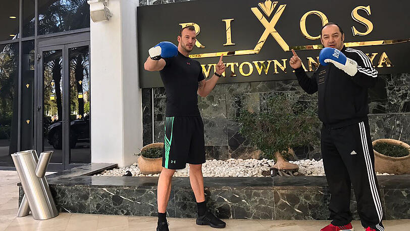 Mario Daser bereitet sich in der Türkei auf seinen Boxkampf am 19. Mai vor.