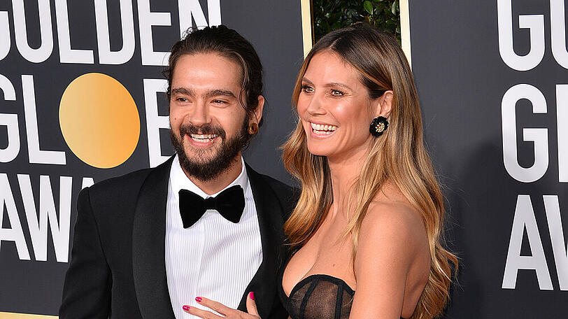 Egal ob roter Teppich oder Terrasse - Heidi Klum und Tom Kaulitz zeigen sich als glückliches Paar.