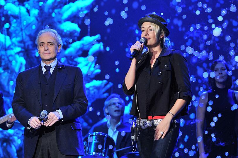 Sarah Connor sing gemeinsam mit dem Startenor José Carreras.