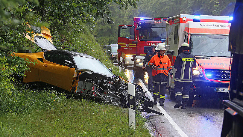 Der ursprünglich 100.000 Euro teure Lotus Evora 400 hatte nach dem Unfall nur noch Schrottwert.