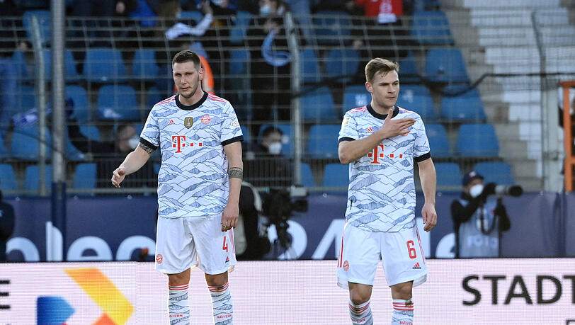 Waren auch beim FC Bayern nicht immer einer Meinung: Niklas Süle (li.) und Joshua Kimmich.