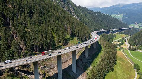 Die Lueg-Brücke ist die längste Brücke an der Brenner-Autobahn.