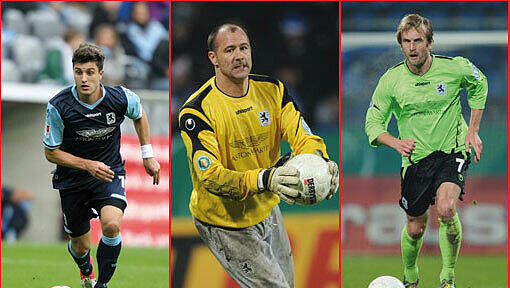 Sie sind die Löwen-Dauerbrenner: Moritz Stoppelkamp, Gabor Kiraly und Daniel Bierofka. Sie sind die Löwen-Dauerbrenner: Moritz Stoppelkamp, Gabor Kiraly und Daniel Bierofka.