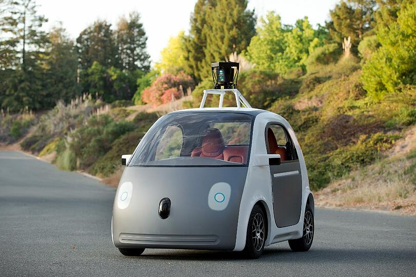 Sieht irgendwie süß aus: Google hat sein erstes selbstfahrendes Auto vorgestellt.