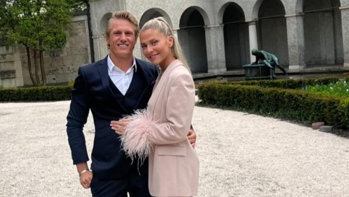 Sie schenkt ihm ein Herz: Schauspielerin Valentina Pahde und Wakeboarder Dominik Gührs