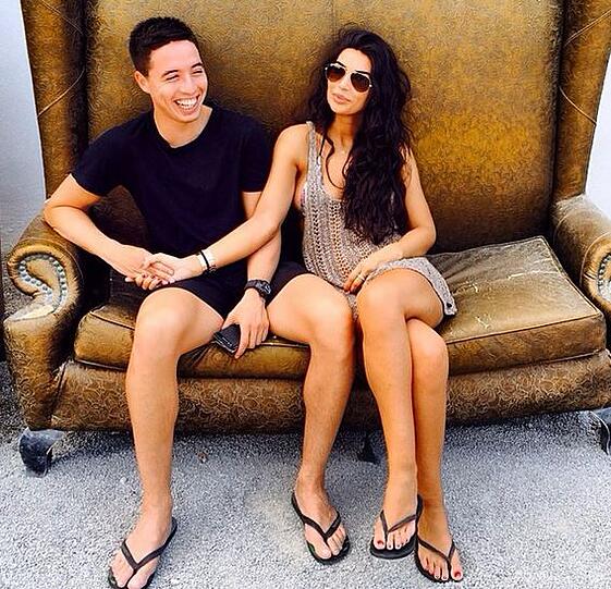 Samir Nasris Freundin Anara Atanes.