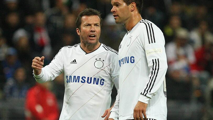 Lothar Matthäus (l.) und Michael Ballack. (Archivbild, 2012)