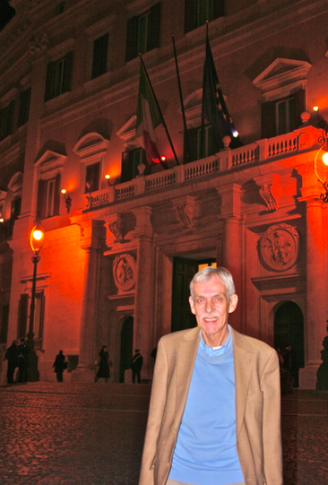 Ein Münchner in Rom. Dieter Schneider am Vorabend des Besuchs beim Papst...