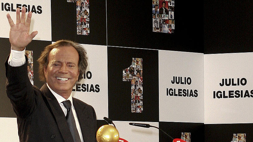 Julio Iglesias bei einem Auftritt in Madrid