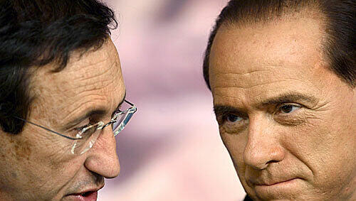 Silvio Berlusconi und Gianfranco Fini Silvio Berlusconi und Gianfranco Fini