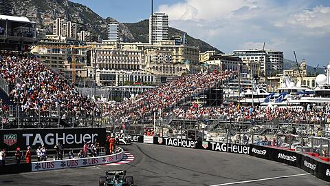 Fernando Alonso beim Qualifying in Monaco.