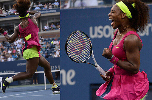 Serena Williams gewinnt gegen die Italienerin Sara Errani mit 6:1, 6:2 und zieht ins Finale der US Open in New York ein. Dort trifft sie auf Wiktoria Asarenka