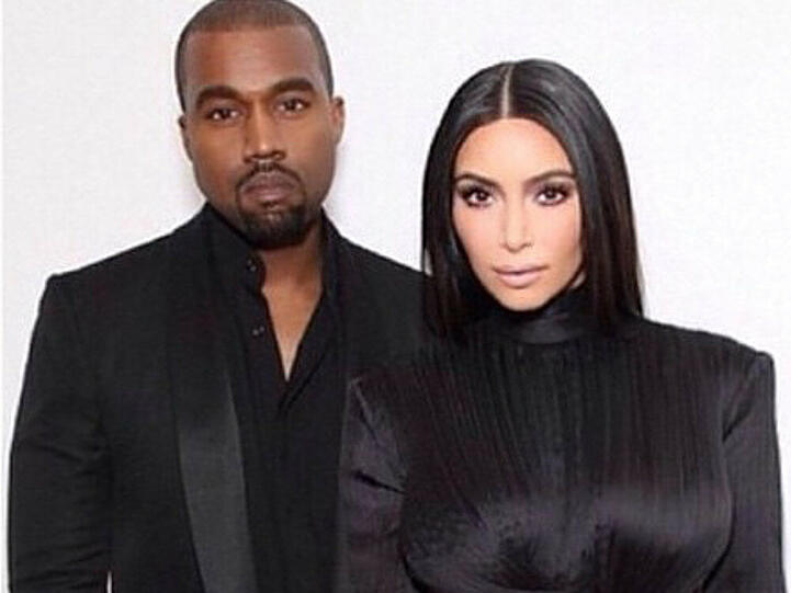 Kim Kardashian und Kanye West sind so besessen voneinander, dass sie sich gerne auch im Partner-Look präsentieren