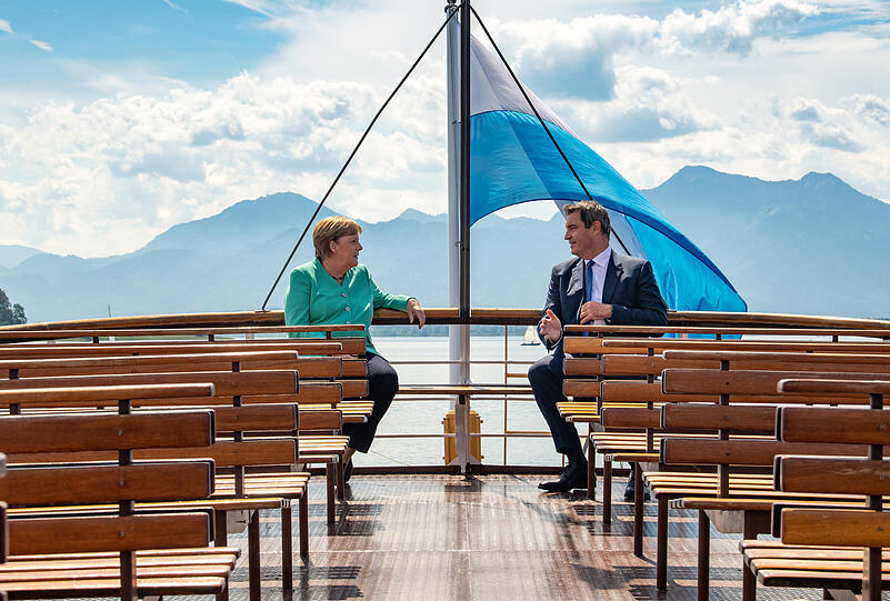 Die Überfahrt zur Herreninsel mit dem Schiff ist immer nett.