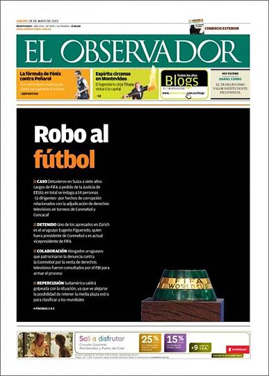 "Hau ab, Blatter", "Die Fifa als Mafia", "Arschlochtest": Die internationale Presse über den FIFA-Skandal. Pressestimmen zum Druchklicken...