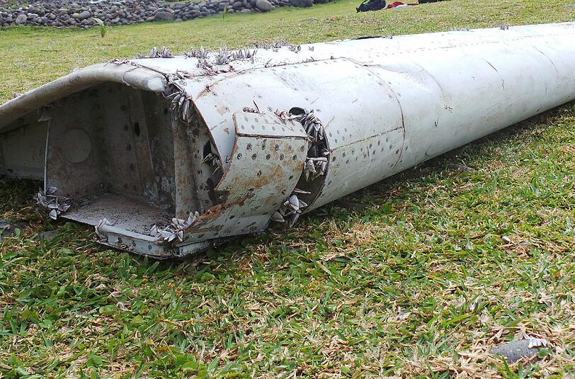 Nach Einschätzung von Forschern können die Muscheln auf dem Wrackteil Hinweise darauf geben, in welcher Region das Flugzeug ins Meer stürzte.