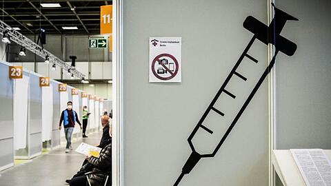Ein Impfzentrum in Berlin.