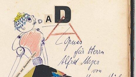 Hannah H&ouml;ch in Mayers G&auml;stebuch II, 1920.