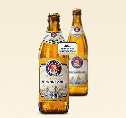 Das Helle von Paulaner in der Euro-Flasche. Das Helle von Paulaner in der Euro-Flasche.