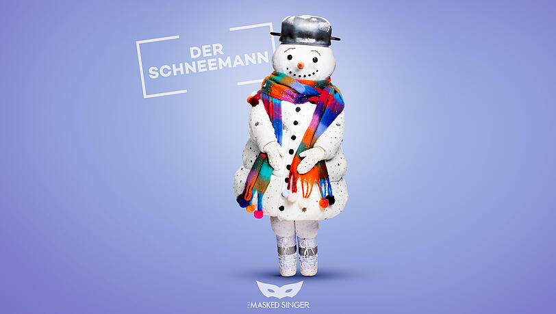 Cool, cooler, der Schneemann: Er traut sich vor das Publikum im "The Masked Singer"-Studio. Cool, cooler, der Schneemann: Er traut sich vor das Publikum im "The Masked Singer"-Studio.