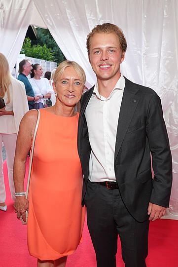 Heidi Beckenbauer mit Sohn Joel