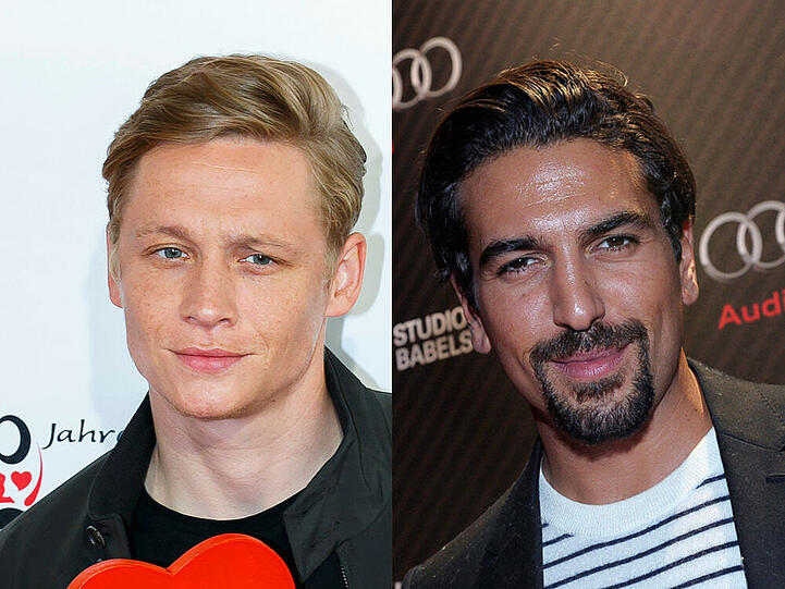 Schauspieler und Hobbykoch Matthias Schweighöfer (l.) meldete sich online für die Stelle in Elyas M'Bareks Restaurant