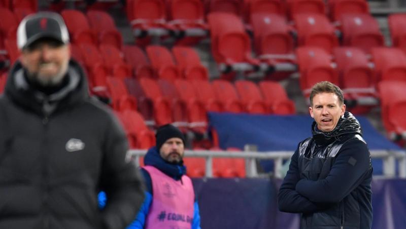Trotz der unterschiedlichen Formkurven sieht Leipzigs Trainer Julian Nagelsmann seine Mannschaft gegen Liverpool nicht als Favoriten.