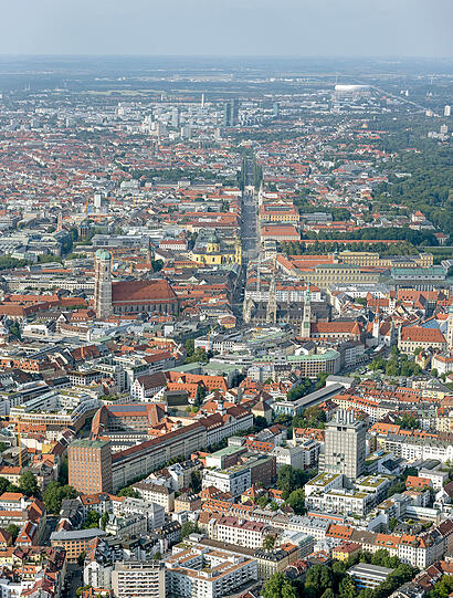 München von oben.