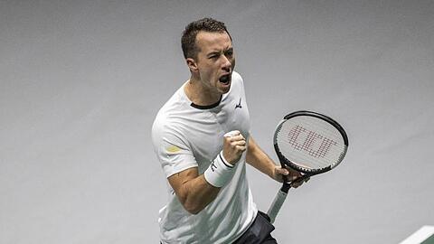 Philipp Kohlschreiber holte den für die Qualifikation fürs Viertelfinale entscheidenden Punkt.