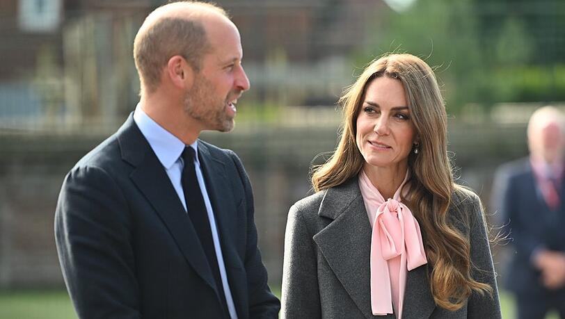 Prinz William und Prinzessin Kate haben am Dienstag eine Schule in Southport besucht.