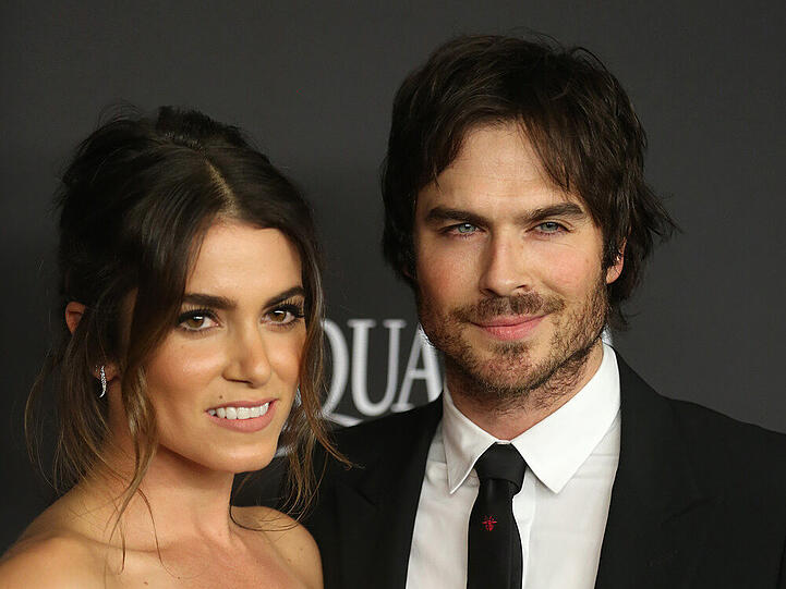Sie trägt schon weiß: Nikki Reed und Ian Somerhalder bei der Party nach den Golden Globes