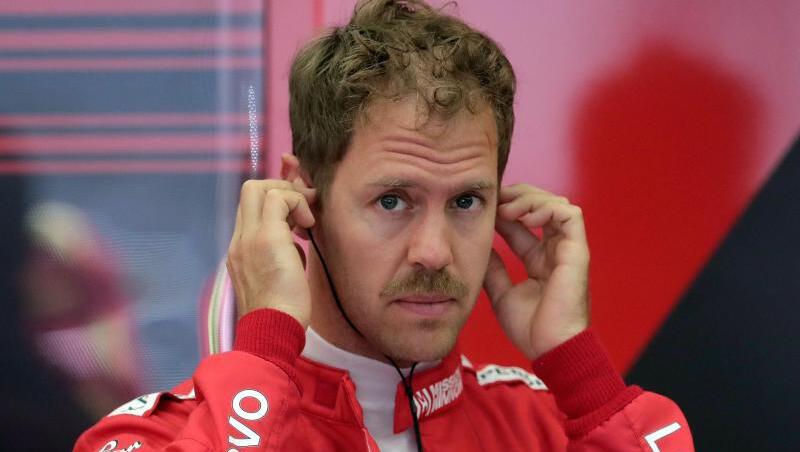 Will endlich auch im Ferrari in Barcelona gewinnen: Sebastian Vettel. Will endlich auch im Ferrari in Barcelona gewinnen: Sebastian Vettel.