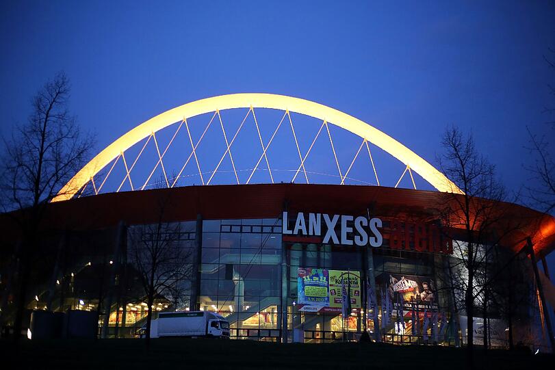 Die mit 20000 Plätzen größte Halle Deutschlands: Die Lanxess Arena in Köln.