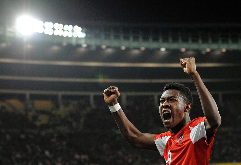 David Alaba meldete sich am Dienstagabend mit einem Tor in der WM-Quali gegen Kasachstan wieder zurück und will jetzt wieder so schnell wie möglich beim FC Bayern zum Einsatz kommen.