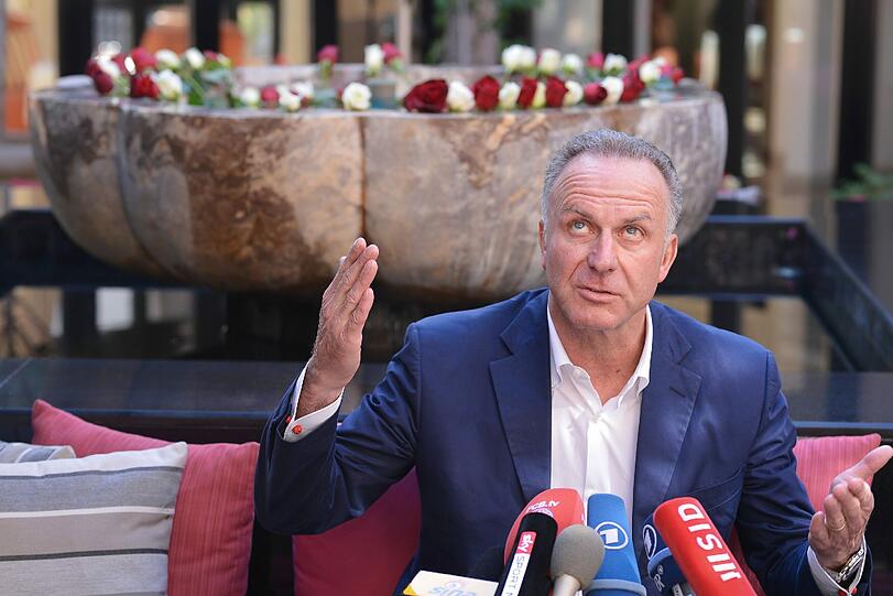 Karl-Heinz Rummenigge im Teamhotel des FC Bayern in Marrakesch.